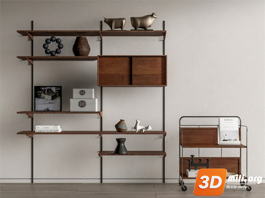 Decorative cabinet Skp Files